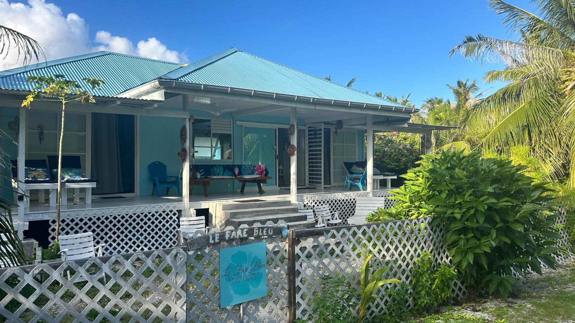Le Fare Bleu Tiputa Rangiroa Leilighet Eksteriør bilde