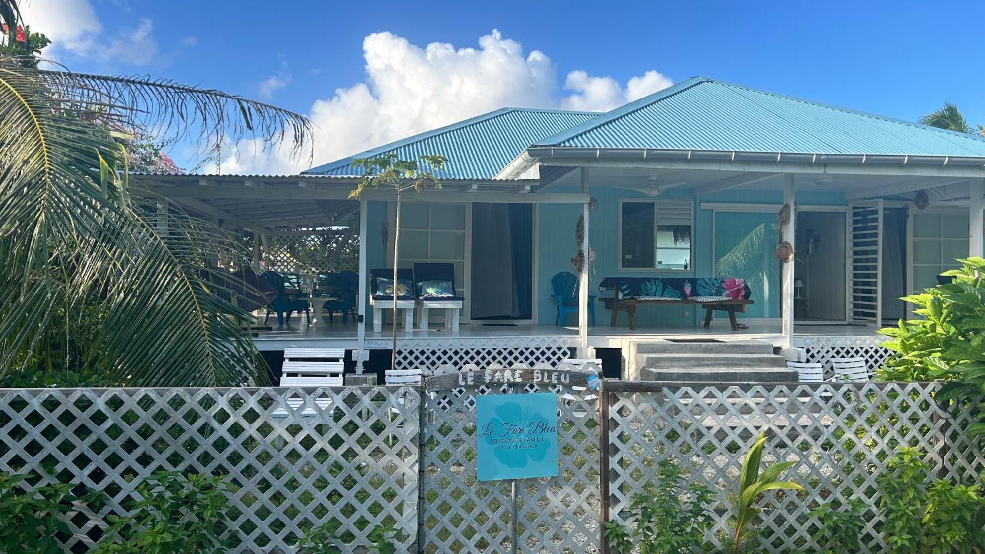 Le Fare Bleu Tiputa Rangiroa Leilighet Eksteriør bilde