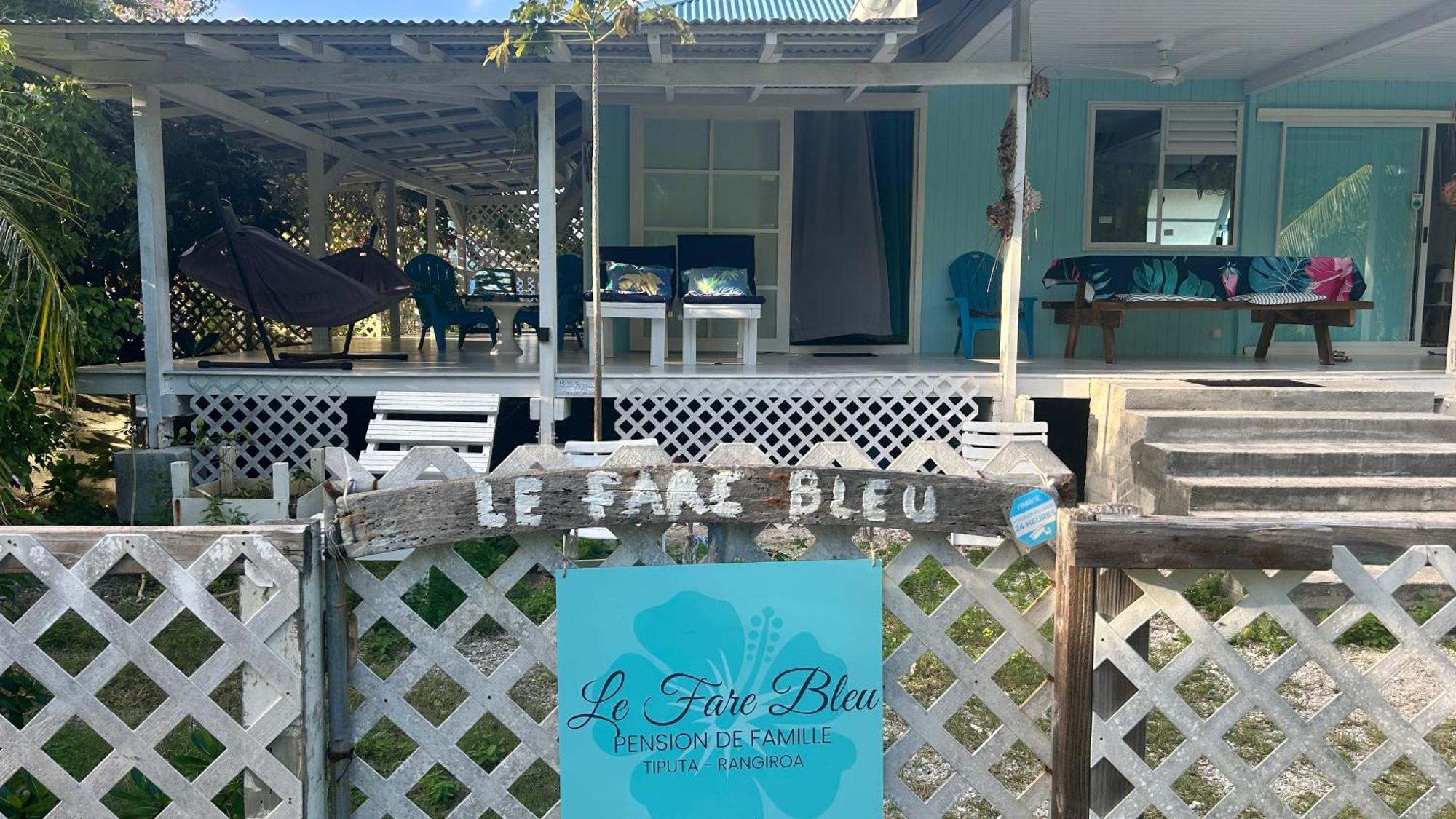 Le Fare Bleu Tiputa Rangiroa Leilighet Eksteriør bilde